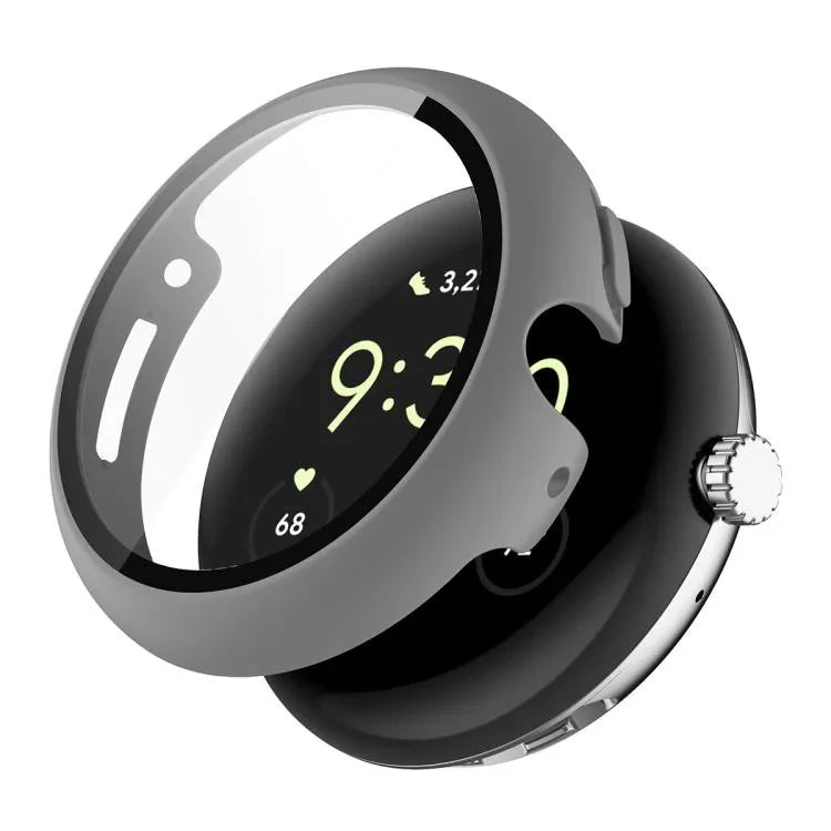 ENKAY Hat-Prince 풀 커버 강화 유리 필름 일체형 PC 시계 커버, Google Pixel Watch 4 45mm용, Google Pixel Watch 4 41mm용