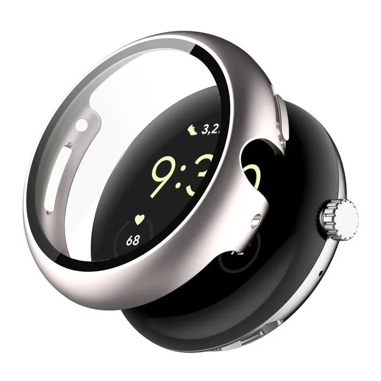ENKAY Hat-Prince 풀 커버 강화 유리 필름 일체형 PC 시계 커버, Google Pixel Watch 4 45mm용, Google Pixel Watch 4 41mm용