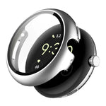 ENKAY Hat-Prince 풀 커버 강화 유리 필름 일체형 PC 시계 커버, Google Pixel Watch 4 45mm용, Google Pixel Watch 4 41mm용