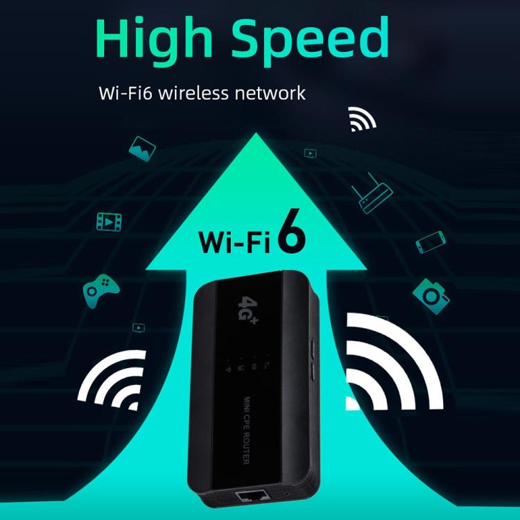 M10-LW RJ45 포트 WPS 기능 SIM 카드 슬롯 WIFI6 휴대용 4G 라우터 WiFi 핫스팟 미국 버전, M10-LW