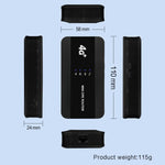 M10-LW RJ45 포트 WPS 기능 SIM 카드 슬롯 WIFI6 휴대용 4G 라우터 WiFi 핫스팟 미국 버전, M10-LW