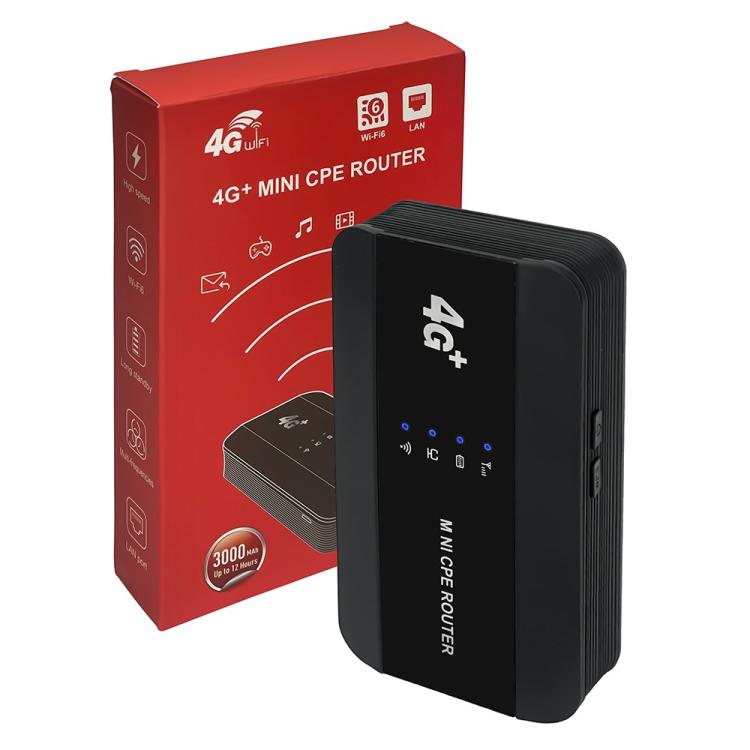 M10-LW RJ45 포트 WPS 기능 SIM 카드 슬롯 WIFI6 휴대용 4G 라우터 WiFi 핫스팟 미국 버전, M10-LW