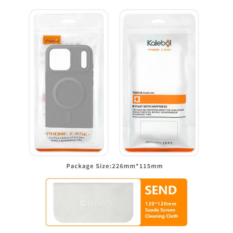 Kalebol 카본 파이버 MagSafe 휴대폰 케이스, 아이폰 17 프로 맥스용, 아이폰 17 프로용, 아이폰 17용, 아이폰 에어용, 아이폰 16 프로 맥스용, 아이폰 16 프로용, 아이폰 16 플러스용, 아이폰 16용