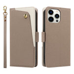 Litchi Texture Wallet Mirror Leather Phone Case, For iPhone 11 Pro