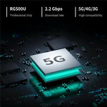 NR500 4000mAh 배터리 5G CPE 라우터 SIM 카드 슬롯 듀얼 밴드 WiFi 6 기가비트 무선 리피터, US 플러그, EU 플러그, UK 플러그