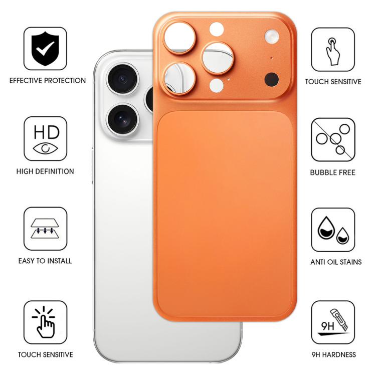 Kalebol 초슬림 17 Pro Max 변신 무광 알루미늄 합금 메탈 백 커버, iPhone 16 Pro Max용, iPhone 15 Pro Max용, iPhone 14 Pro Max용, iPhone 13 Pro Max용