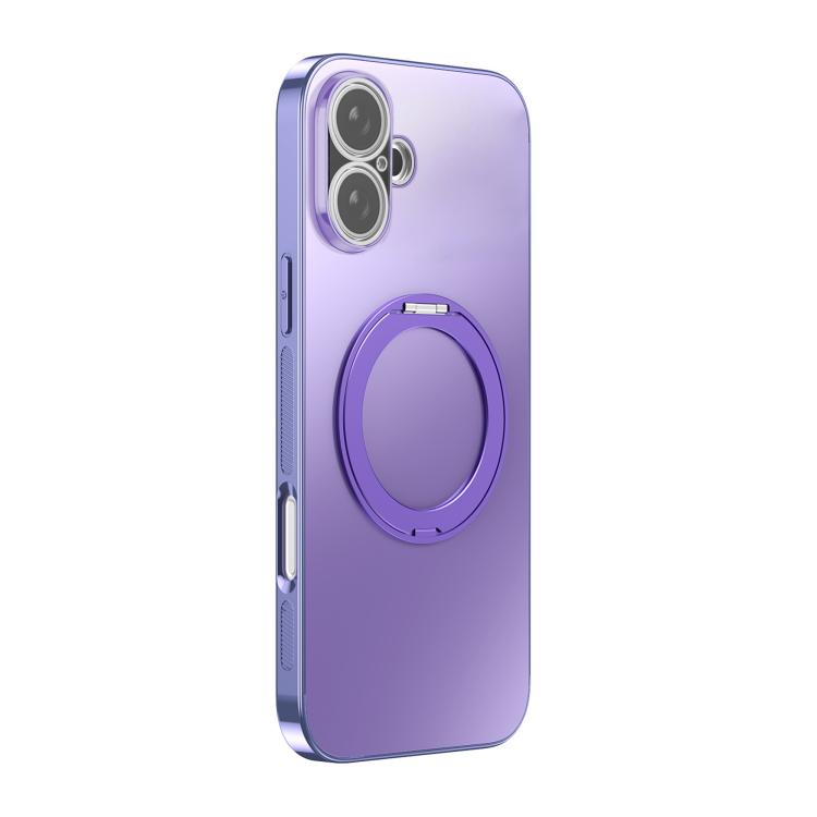 360도 회전 홀더 MagSafe 전기 도금 휴대폰 케이스 렌즈 커버 포함, 아이폰 17 프로 맥스용, 아이폰 17 프로용, 아이폰 17용, 아이폰 에어용, 아이폰 16 프로 맥스용, 아이폰 16 프로용