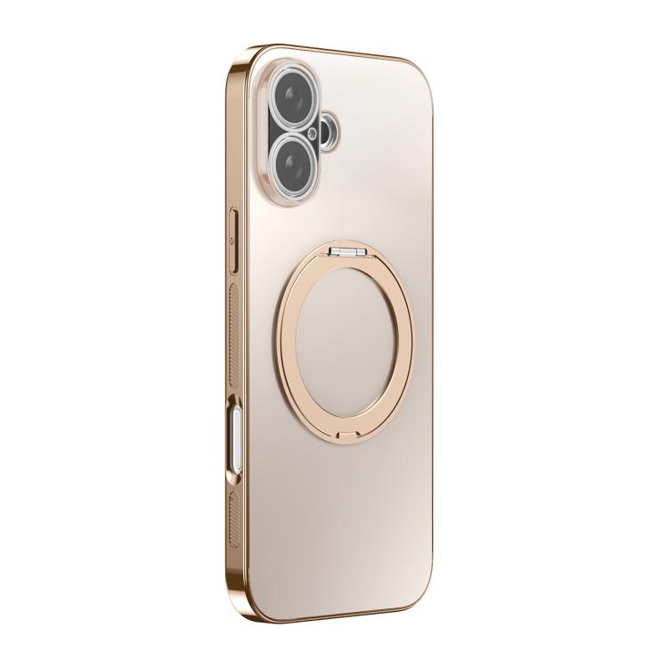 360도 회전 홀더 MagSafe 전기 도금 휴대폰 케이스 렌즈 커버 포함, 아이폰 17 프로 맥스용, 아이폰 17 프로용, 아이폰 17용, 아이폰 에어용, 아이폰 16 프로 맥스용, 아이폰 16 프로용