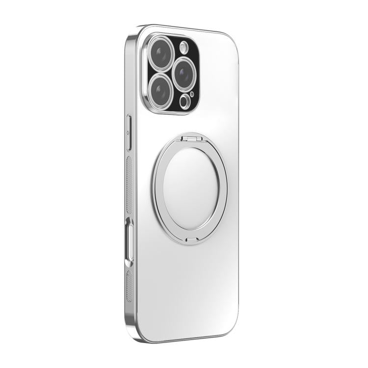 360도 회전 홀더 MagSafe 전기 도금 휴대폰 케이스 렌즈 커버 포함, 아이폰 17 프로 맥스용, 아이폰 17 프로용, 아이폰 17용, 아이폰 에어용, 아이폰 16 프로 맥스용, 아이폰 16 프로용