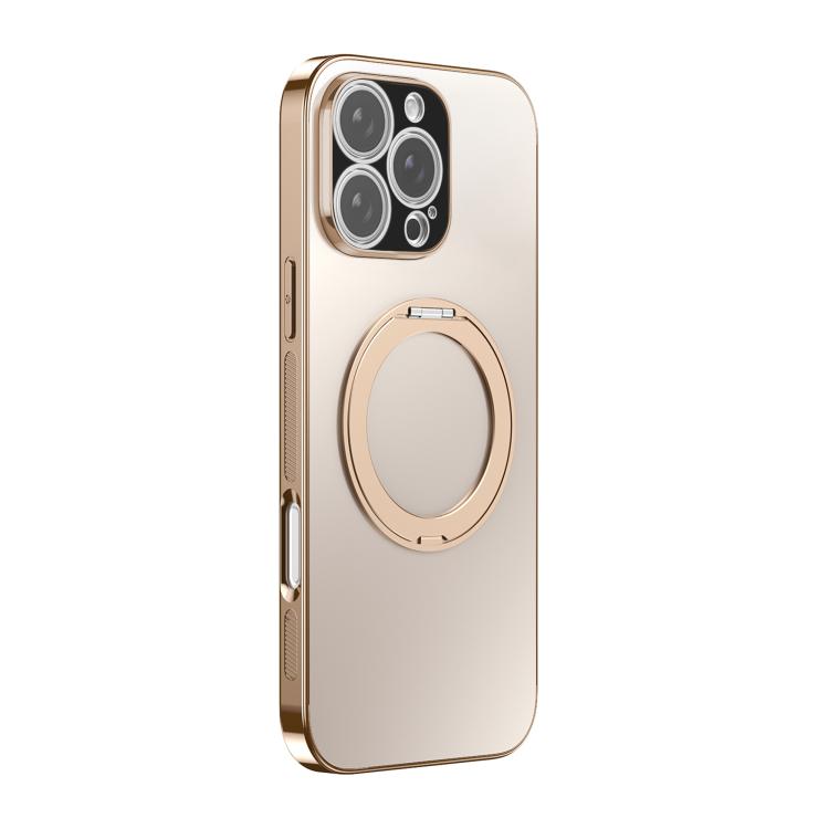 360도 회전 홀더 MagSafe 전기 도금 휴대폰 케이스 렌즈 커버 포함, 아이폰 17 프로 맥스용, 아이폰 17 프로용, 아이폰 17용, 아이폰 에어용, 아이폰 16 프로 맥스용, 아이폰 16 프로용