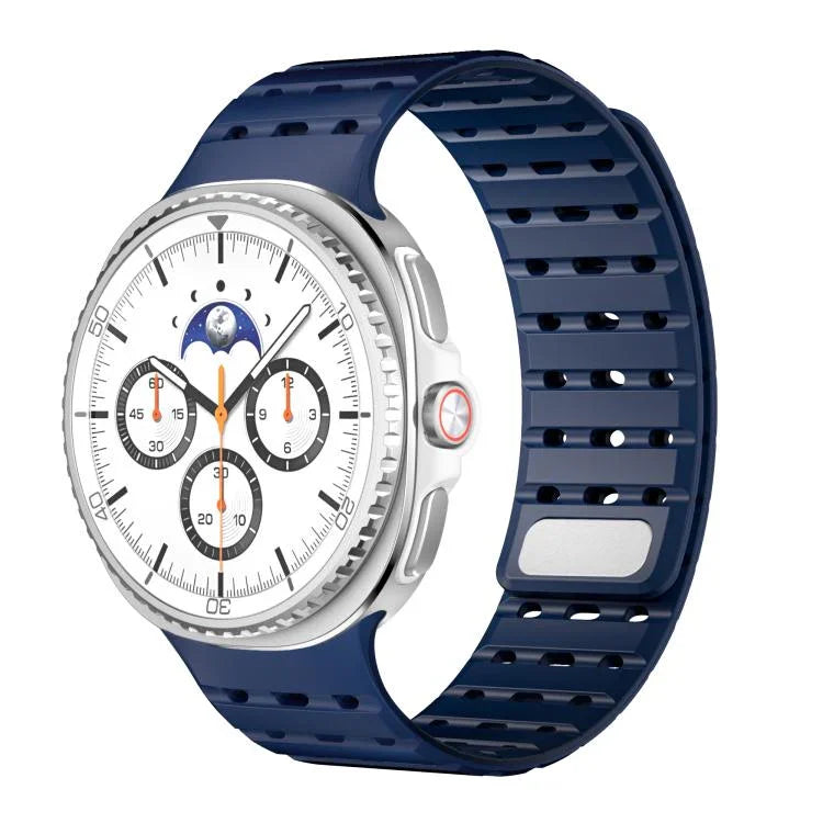 Breathable Magnetic Silicone Watch Band, For Samsung Galaxy Watch8 / Watch8 Classic