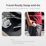 BOBOVR PD100 30W 고속 충전 허브 BOBOVR B100 배터리 팩 확장 도크 내장 타입-C 케이블 포함, PD100