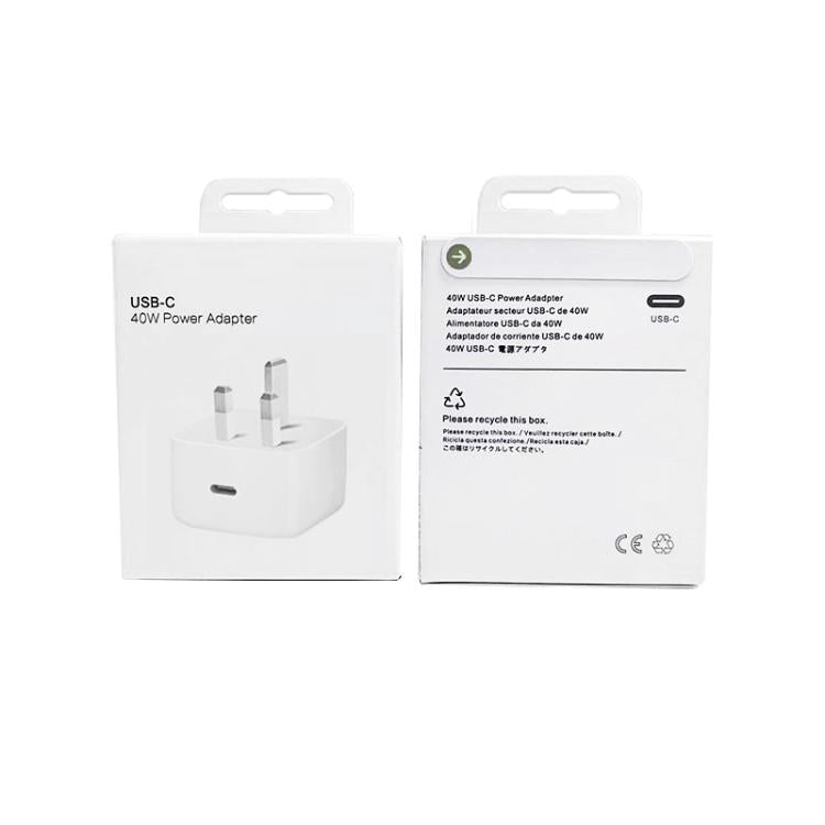 A3365 PD40W USB-C / 타입-C 인터페이스 충전기, 영국 플러그, 영국 플러그