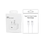 A3365 PD40W USB-C / Type-C Charger with Type-C to Type-C Data Cable, UK Plug, UK Plug + 1m Type-C Cable, UK Plug + 2m Type-C Cable
