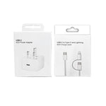 A3365 PD40W USB-C / 타입-C 충전기 및 타입-C to 타입-C / 8핀 데이터 케이블, 영국 플러그, 영국 플러그 + 1m 2-in-1 케이블