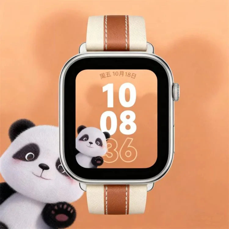천연 가죽 컬러 블록 새들 시계 밴드, 애플 워치 46mm / 49mm / 45mm / 44mm용, 애플 워치 42mm / 41mm / 40mm / 38mm용
