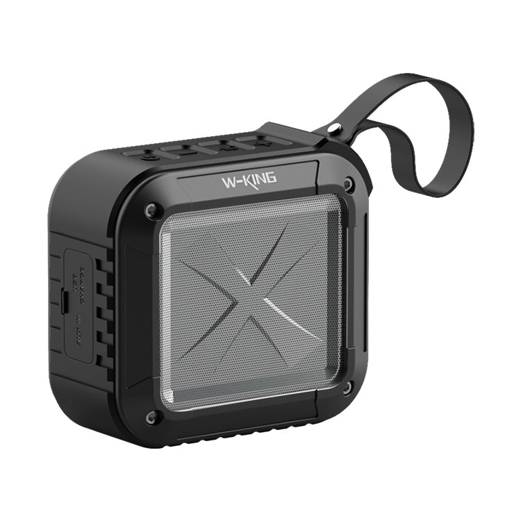 W-KING S7 미니 무선 방수 스피커 TF/FM/AUX/NFC 블루투스 자전거 스피커, 블랙, 오렌지, 블루, 아미 그린