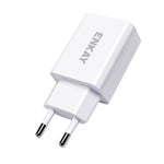 ENKAY 10W USB 벽면 충전기 5V 2A 전원 어댑터, 유럽 플러그, 미국 플러그