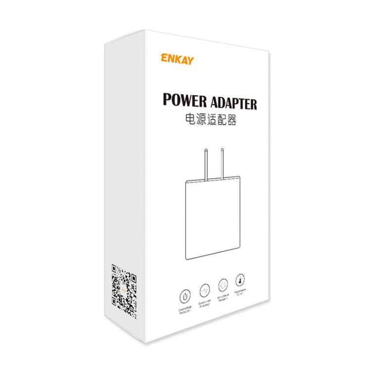 ENKAY 10W USB 벽면 충전기 5V 2A 전원 어댑터, 유럽 플러그, 미국 플러그