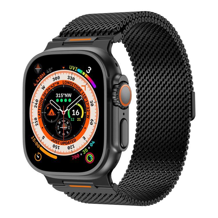 Vitality 거친 메시 밀라노 마그네틱 시계 밴드, Apple Watch 42 / 44 / 45 / 46 / 49mm용
