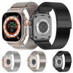 Vitality 거친 메시 밀라노 마그네틱 시계 밴드, Apple Watch 42 / 44 / 45 / 46 / 49mm용