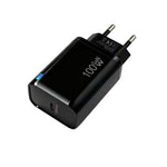 TE-PD46 GaN 100W PD 45W 완전 호환 프로토콜 충전기, 유럽 플러그