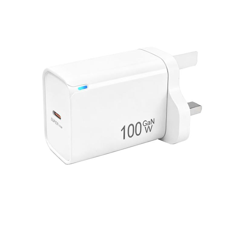 TE-PD46 GaN 100W PD 45W 완전 호환 프로토콜 충전기, 영국 플러그