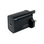 TE-PD46 GaN 100W PD 45W 완전 호환 프로토콜 충전기, 영국 플러그