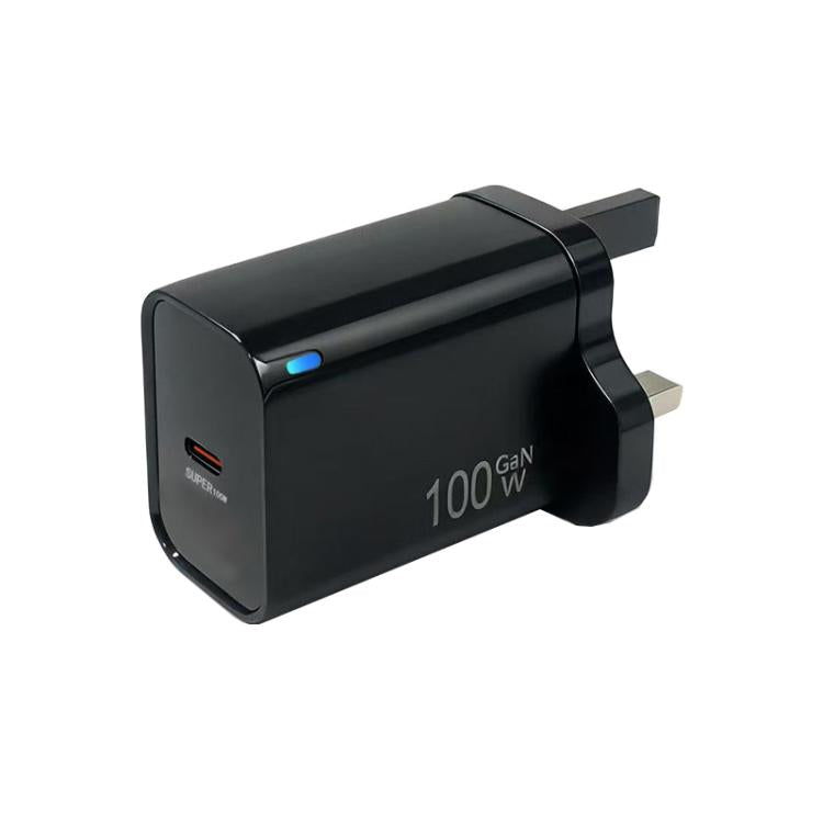 TE-PD46 GaN 100W PD 45W 완전 호환 프로토콜 충전기, 영국 플러그