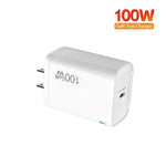 TE-PD46 GaN 100W PD 45W Fully Compatible Charger with Type-C to Type-C Data Cable，US Plug