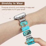 임페리얼 스톤 세라믹 팔찌 시계 밴드, 애플 워치 46mm / 49mm / 45mm / 44mm용, 애플 워치 42mm / 41mm / 40mm / 38mm용