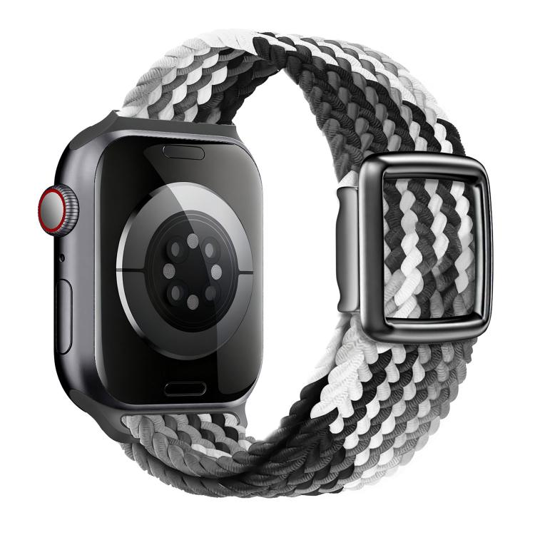 모던 스타일 자석 버클 직조 나일론 시계 밴드, Apple Watch 46mm / 49mm / 45mm / 44mm용, Apple Watch 42mm / 41mm / 40mm / 38mm용
