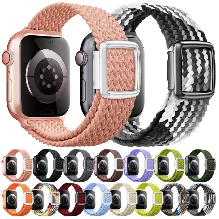 모던 스타일 자석 버클 직조 나일론 시계 밴드, Apple Watch 46mm / 49mm / 45mm / 44mm용, Apple Watch 42mm / 41mm / 40mm / 38mm용