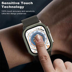Titanium Metal Frame Tempered Glass Watch Film, For Apple Watch Ultra 49mm