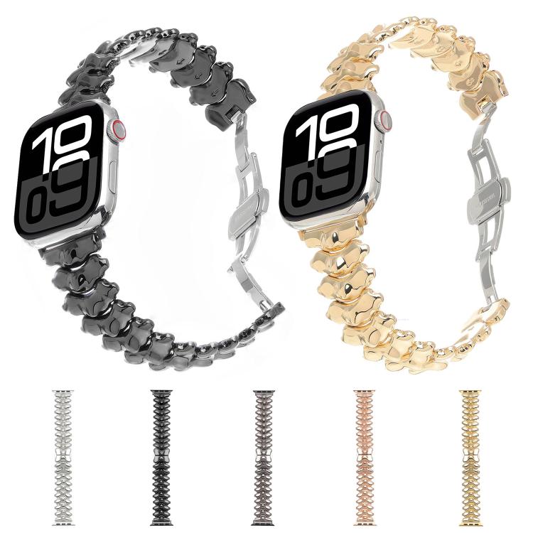 드래곤 스파인 나비 버클 아연 합금 시계 밴드, 애플 워치 46mm / 49mm / 45mm / 44mm용, 애플 워치 42mm / 41mm / 40mm / 38mm용