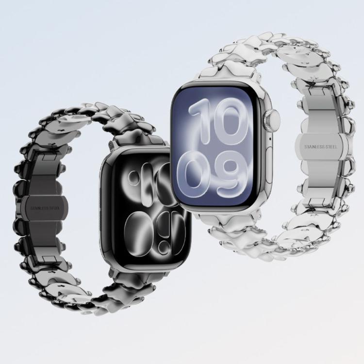 드래곤 스파인 나비 버클 아연 합금 시계 밴드, 애플 워치 46mm / 49mm / 45mm / 44mm용, 애플 워치 42mm / 41mm / 40mm / 38mm용