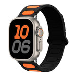 타원형 자석 실리콘 시계 밴드, 애플 워치 46mm / 49mm / 45mm / 44mm용, 애플 워치 42mm / 41mm / 40mm / 38mm용