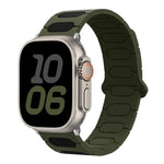 타원형 자석 실리콘 시계 밴드, 애플 워치 46mm / 49mm / 45mm / 44mm용, 애플 워치 42mm / 41mm / 40mm / 38mm용