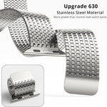 Pin-Chain Milanese Magnetic Watch Band, For Apple Watch 46mm / 49mm / 45mm / 44mm, For Apple Watch 42mm / 41mm / 40mm / 38mm