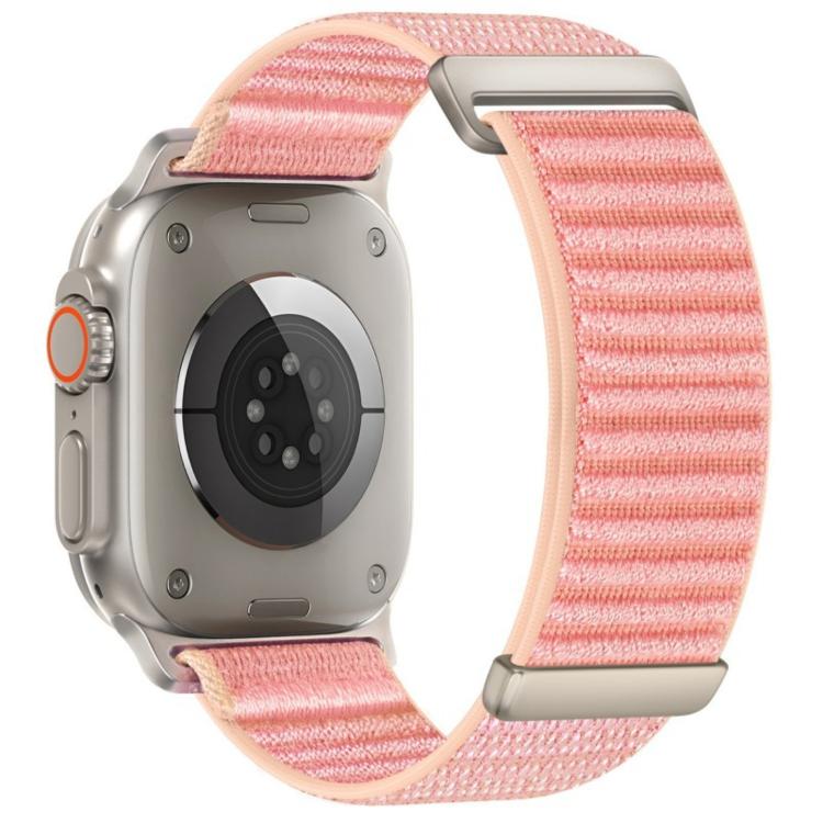 2단계 산 무늬 후크 앤 루프 패스너 나일론 시계 밴드, 애플 워치 46mm / 49mm / 45mm / 44mm용, 애플 워치 42mm / 41mm / 40mm / 38mm용