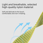2단계 산 무늬 후크 앤 루프 패스너 나일론 시계 밴드, 애플 워치 46mm / 49mm / 45mm / 44mm용, 애플 워치 42mm / 41mm / 40mm / 38mm용
