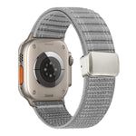 자석 버클 물결 무늬 나일론 시계 밴드, 애플 워치 46mm / 49mm / 45mm / 44mm용, 애플 워치 42mm / 41mm / 40mm / 38mm용