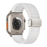 자석 버클 물결 무늬 나일론 시계 밴드, 애플 워치 46mm / 49mm / 45mm / 44mm용, 애플 워치 42mm / 41mm / 40mm / 38mm용
