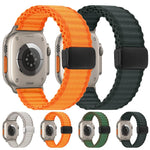 오프로드 자석 버클 꼬임 나일론 루프 시계 밴드, 애플 워치 46mm / 49mm / 45mm / 44mm용, 애플 워치 42mm / 41mm / 40mm / 38mm용