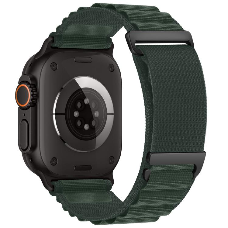 C 버클 2단계 고산 루프 나일론 시계 밴드, 애플 워치 46mm / 49mm / 45mm / 44mm용, 애플 워치 42mm / 41mm / 40mm / 38mm용