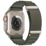 C 버클 2단계 고산 루프 나일론 시계 밴드, 애플 워치 46mm / 49mm / 45mm / 44mm용, 애플 워치 42mm / 41mm / 40mm / 38mm용