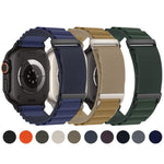 C 버클 2단계 고산 루프 나일론 시계 밴드, 애플 워치 46mm / 49mm / 45mm / 44mm용, 애플 워치 42mm / 41mm / 40mm / 38mm용