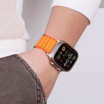 C 버클 2단계 고산 루프 나일론 시계 밴드, 애플 워치 46mm / 49mm / 45mm / 44mm용, 애플 워치 42mm / 41mm / 40mm / 38mm용