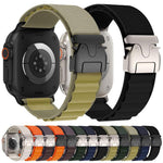 패러슈트 버클 하이 마운틴 나일론 루프 시계줄, 애플 워치 46mm / 49mm / 45mm / 44mm용, 애플 워치 42mm / 41mm / 40mm / 38mm용