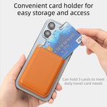 A-Frame Magnetic Vegan Leather Card Bag